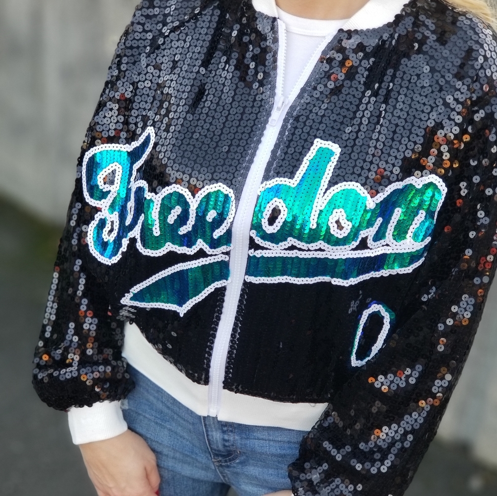 FREEDOM SEQUIN JACKET - Picture 4 of 6